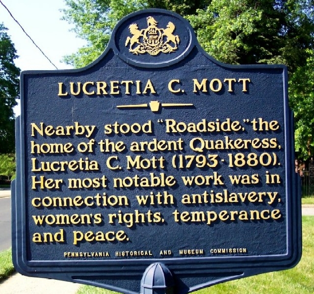 Lucretia C. Mott Marker